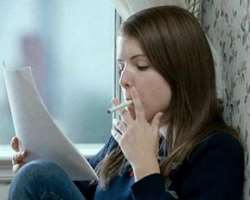 Anna Kendrick smoking